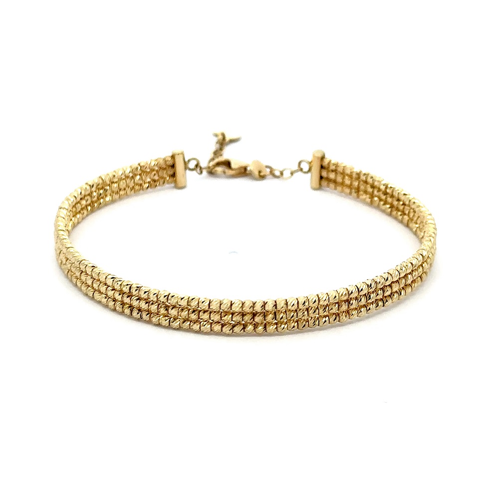 Damen Armreif Arezzo 585k-Gold