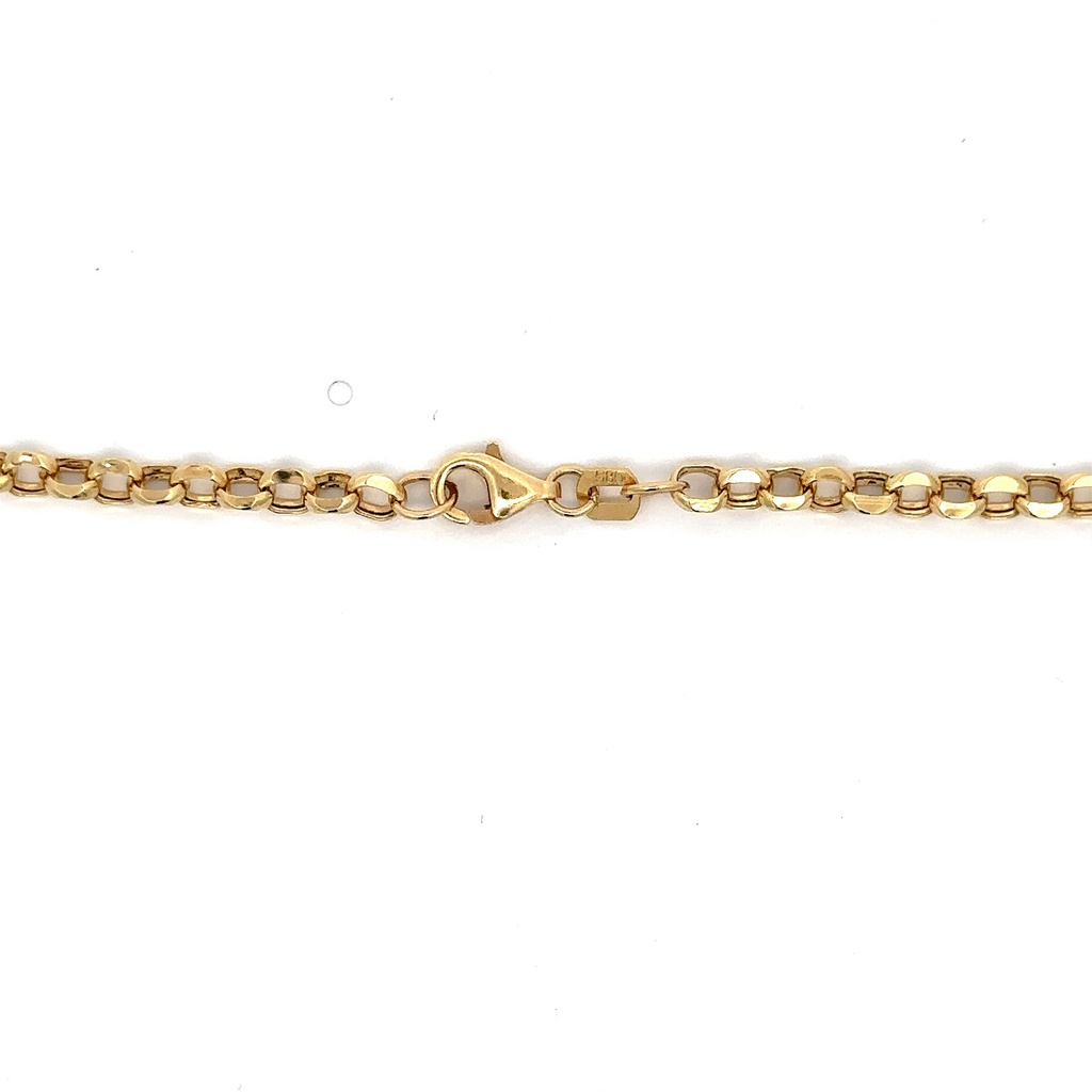 Damen Paillettenkette 585k-Gold