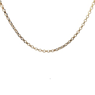 Damen Paillettenkette 585k-Gold